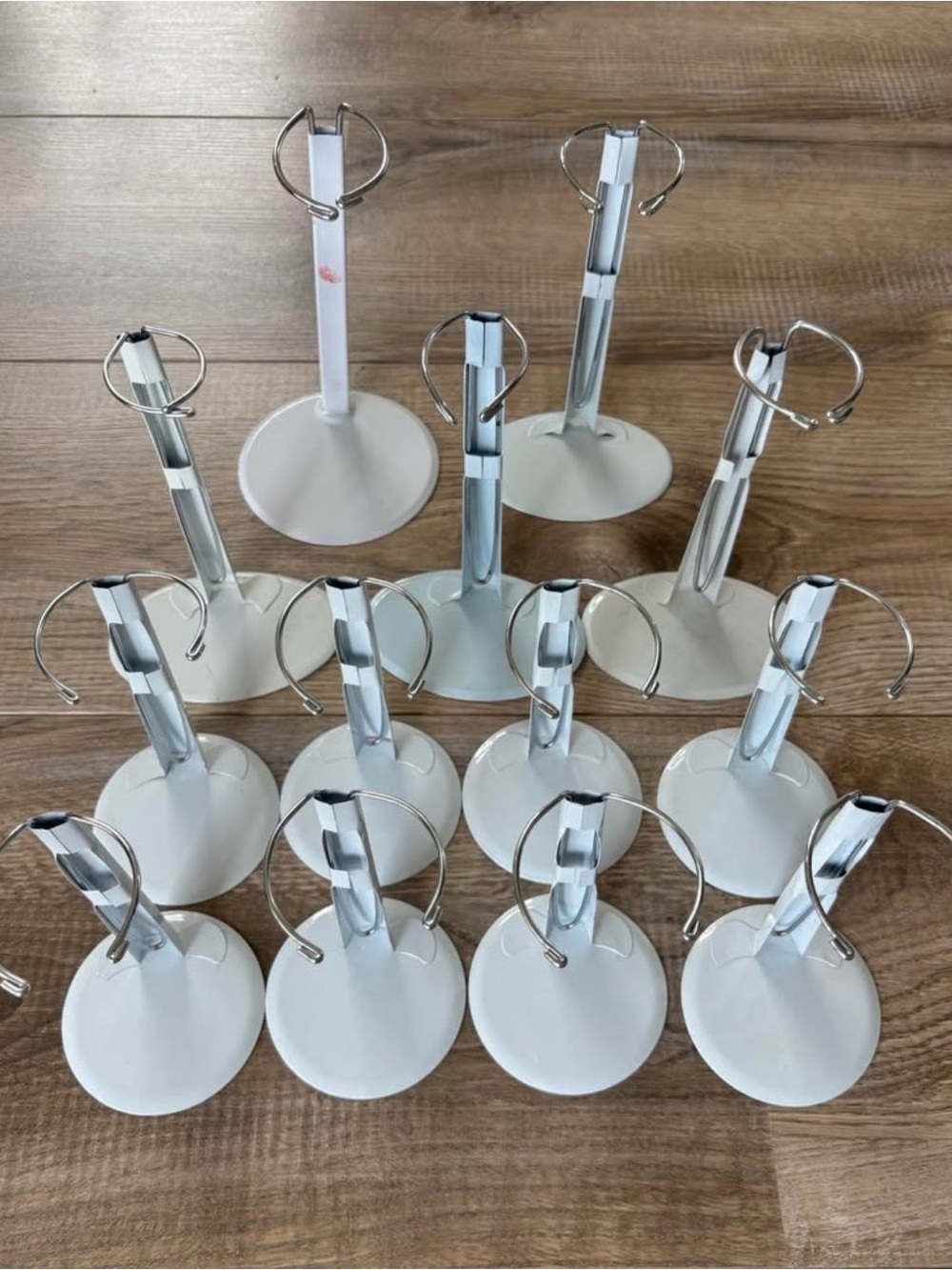Lot of 13 Doll Stands